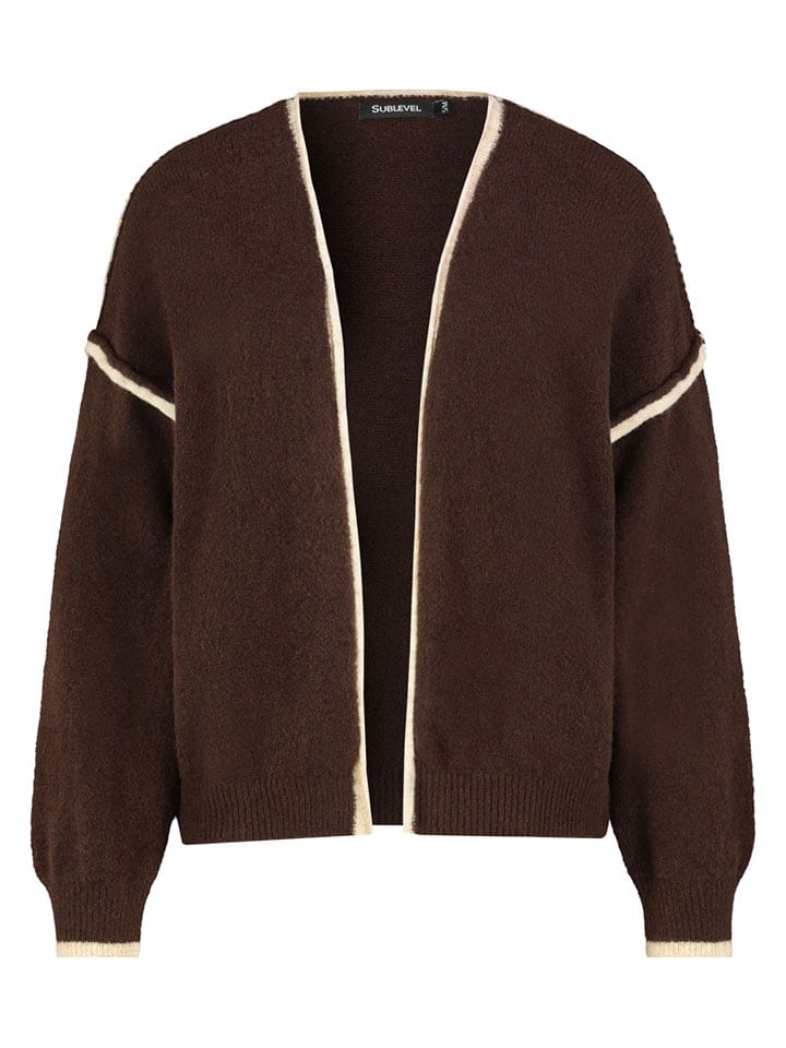 Sublevel Kardigan w kolorze brązowym rozmiar: L/XL