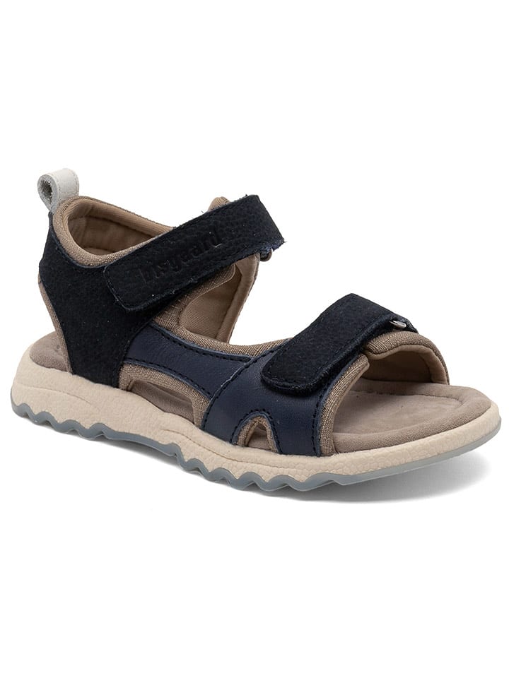 bisgaard Sandały w kolorze granatowo-beżowym rozmiar: 33