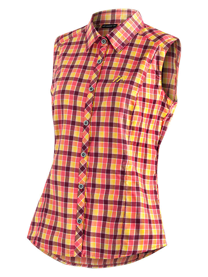 Maier Sports Koszula funkcyjna "Paloma" w kolorze żółto-czerwono-fioletowym rozmiar: 40