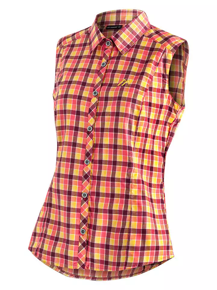 Maier Sports Koszula funkcyjna "Paloma" w kolorze żółto-czerwono-fioletowym rozmiar: 40