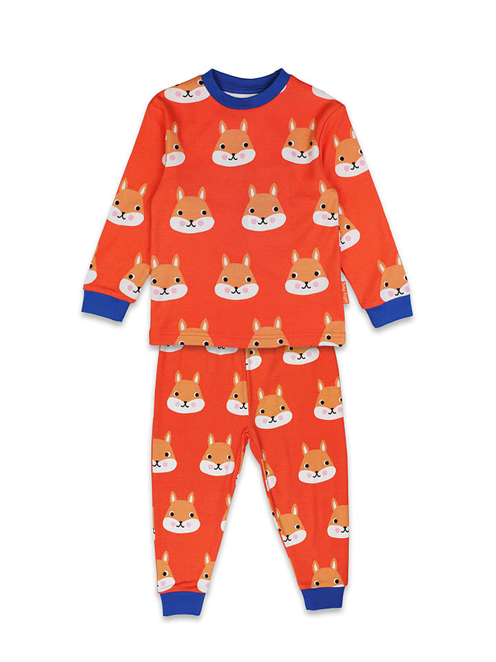 Toby Tiger Piżama w kolorze czerwonym rozmiar: 122