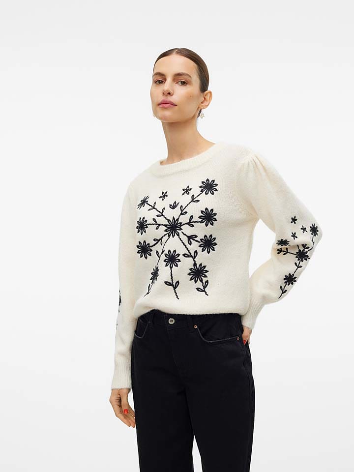 Vero Moda Sweter "Gaia" w kolorze czarnym rozmiar: L