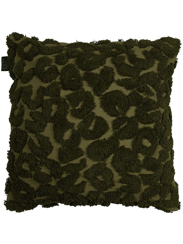 KAAT Poduszka "Leopold" w kolorze zielonym rozmiar: 45x45 cm