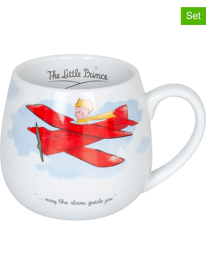 Könitz Kubki (2 szt.) w kolorze biało-czerwonym - 400 ml rozmiar: onesize