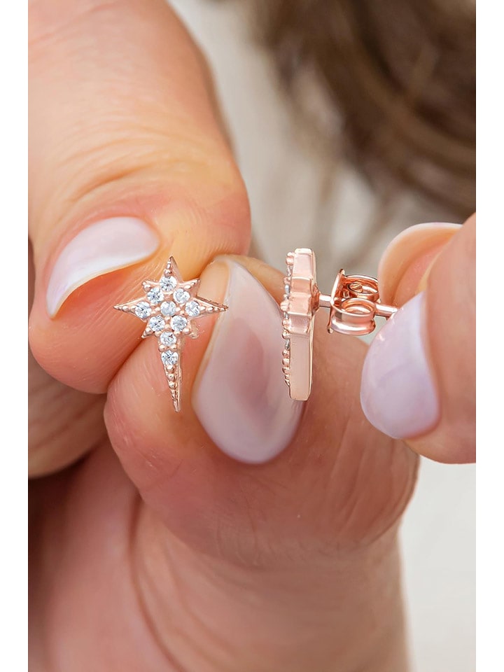 Lodie Silver Srebrne kolczyki-wkrętki z cyrkoniami rozmiar: onesize