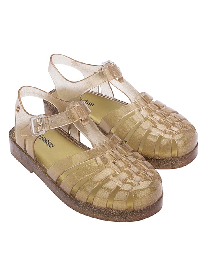 Melissa Półsandały w kolorze jasnobrązowym rozmiar: 30