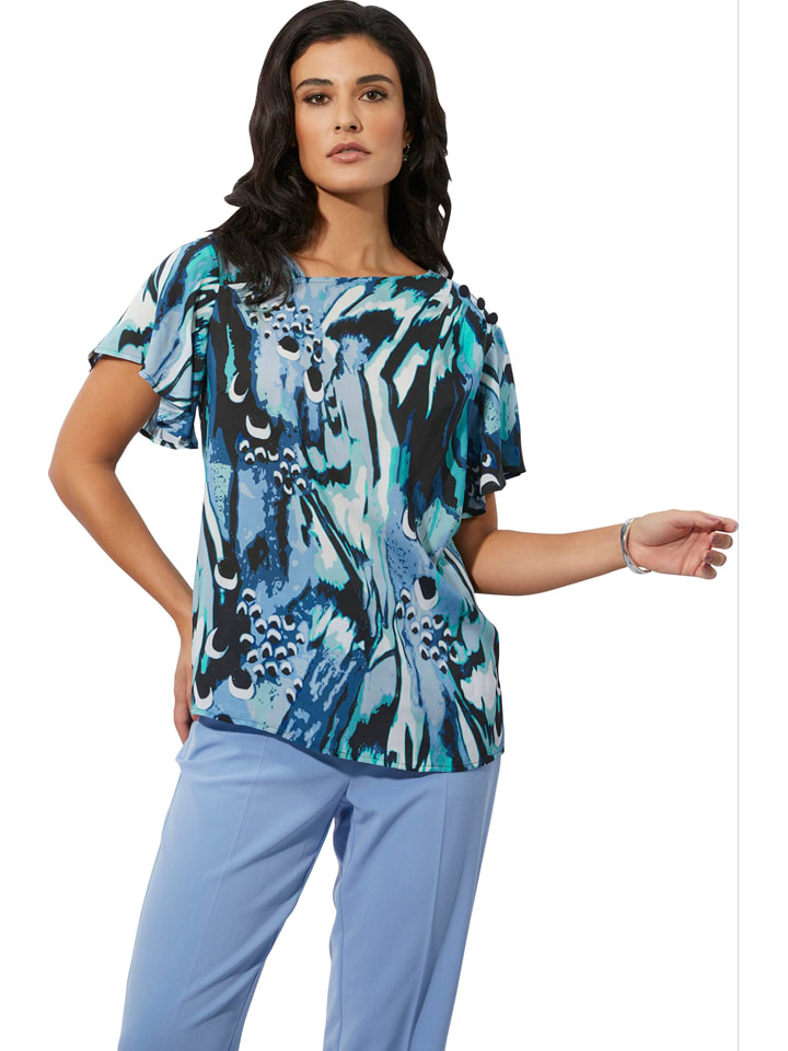 WITT WEIDEN Bluzka w kolorze biało-niebiesko-czarnym rozmiar: 52