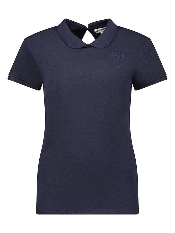 Canadian Peak Koszulka polo "Koctaileak" w kolorze granatowym rozmiar: M