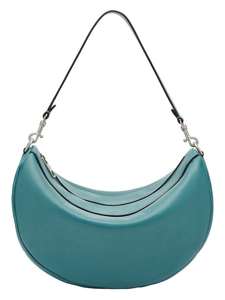 Liebeskind Berlin Skórzana torebka w kolorze turkusowym - 37,5 x 24,5 x 13 cm rozmiar: onesize