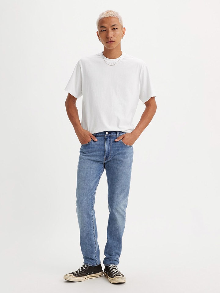 Levi's Dżinsy "512" - Slim fit - w kolorze niebieskim rozmiar: W34/L32