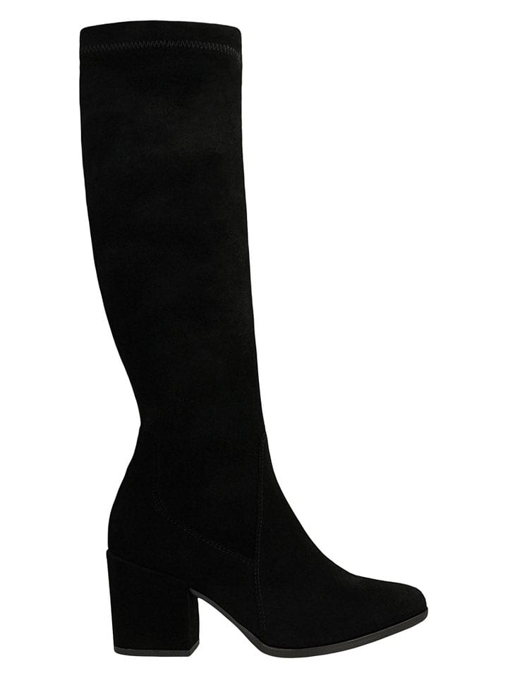 Wojas Skórzane kozaki w kolorze czarnym rozmiar: 38