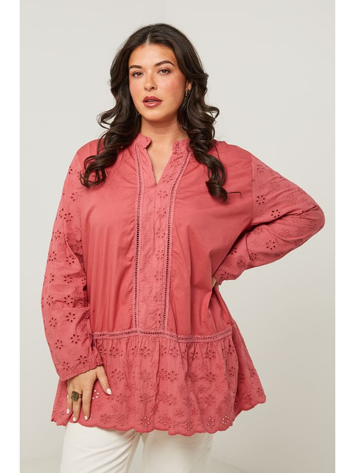 Curvy Lady Tunika w kolorze koralowym rozmiar: 48/50