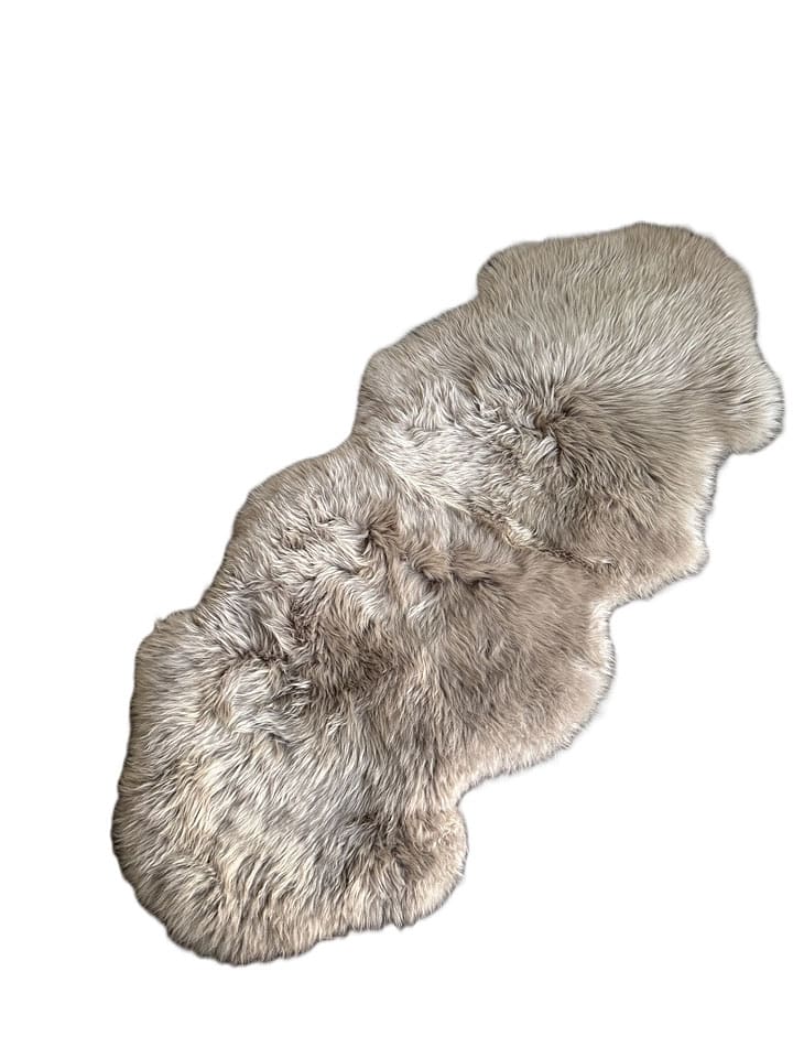 Kaiser Naturfellprodukte Wyściółka wełniana w kolorze szarobrązowym rozmiar: 135x60 cm