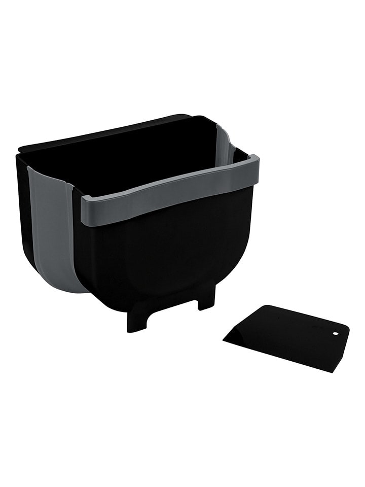 Wenko Kosz w kolorze czarnym na drzwi szafki kuchennej - 25,5 x 18 x 18 cm rozmiar: onesize
