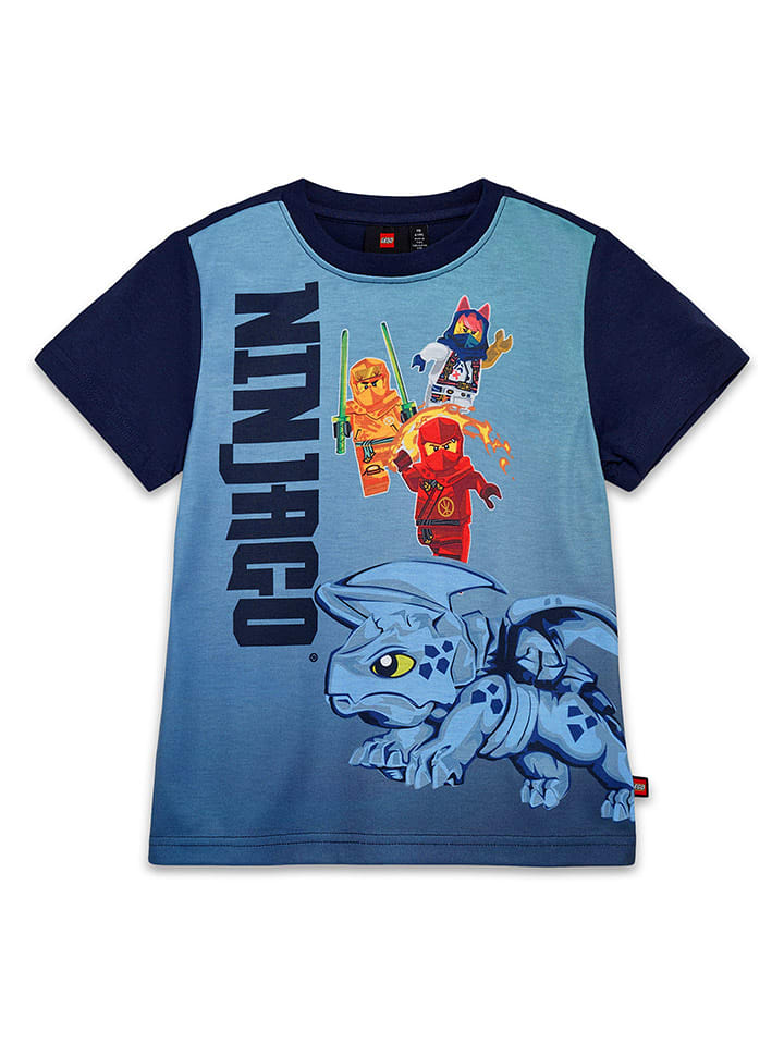 LEGO Koszulka w kolorze granatowo-pomarańczowym rozmiar: 98