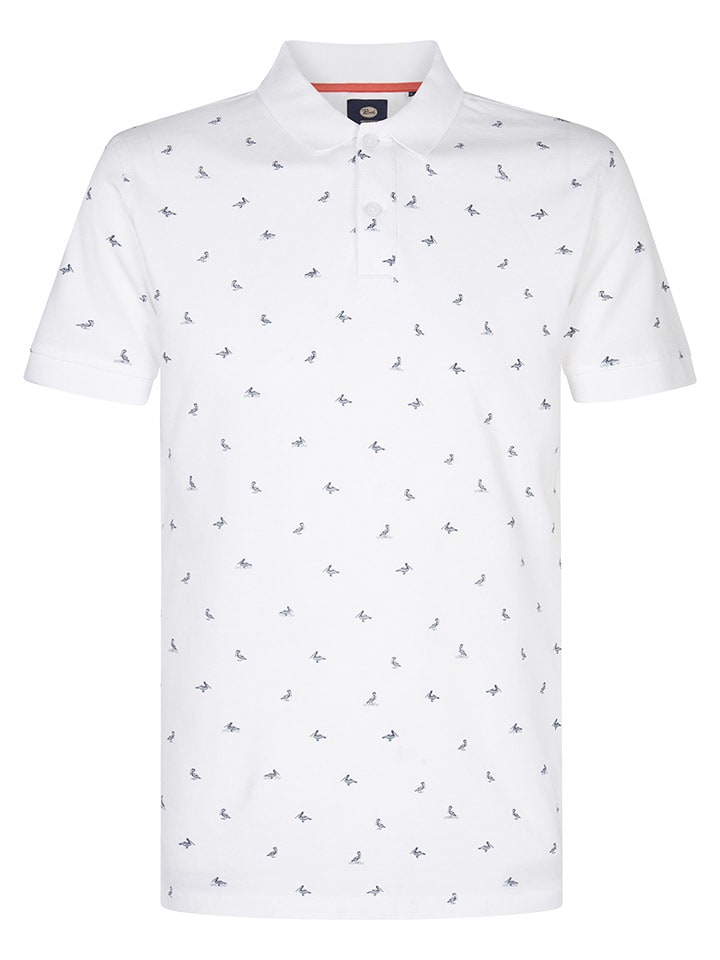 Petrol Industries Koszulka polo w kolorze białym rozmiar: XL