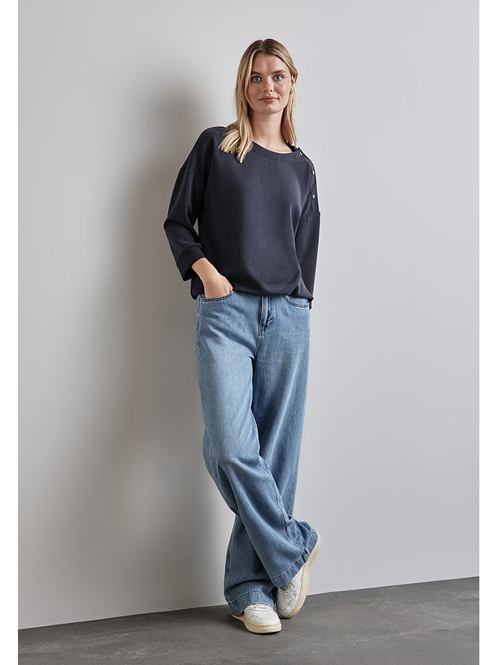 Street One Bluzka w kolorze granatowym rozmiar: 36