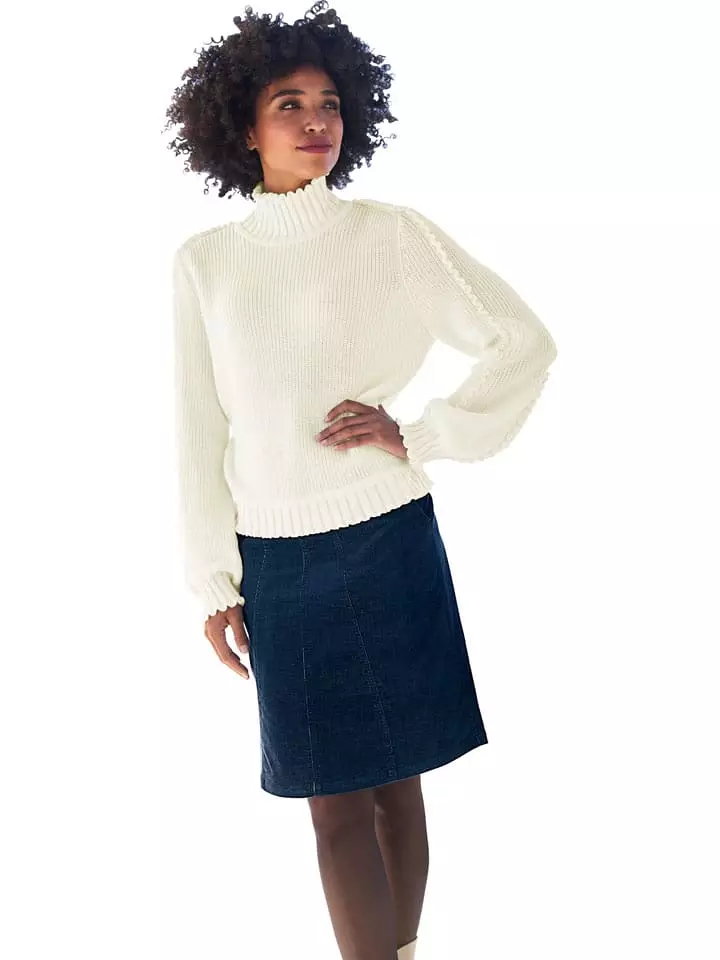 Heine Sweter w kolorze kremowym rozmiar: 44