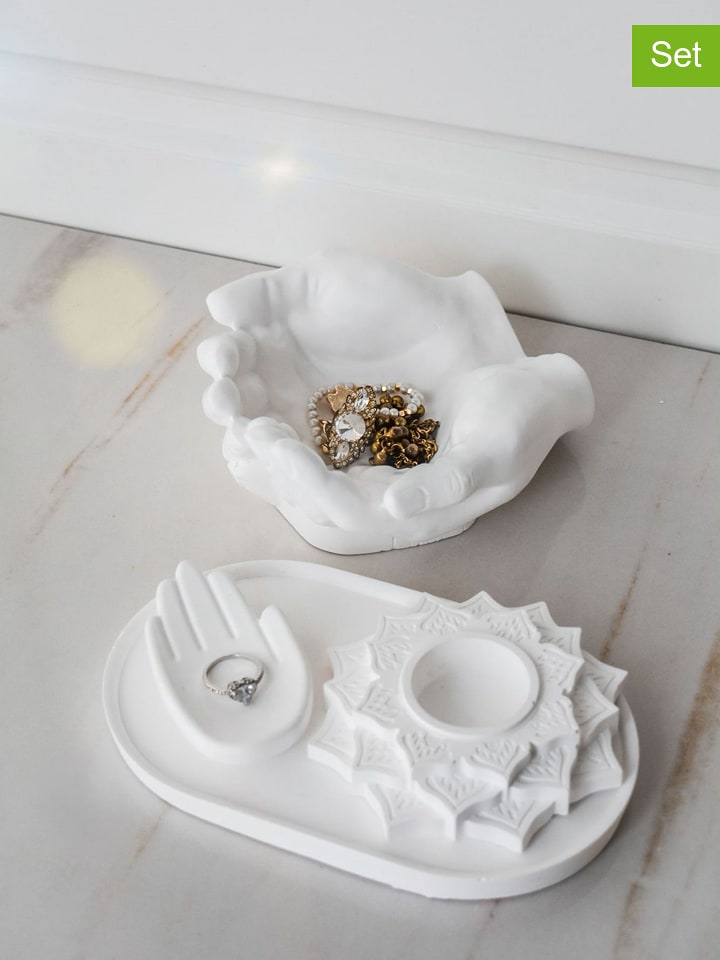 Lucky Bees 4-częściowy zestaw w kolorze białym rozmiar: onesize