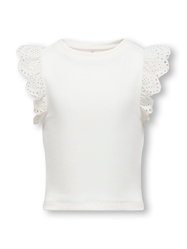 KIDS ONLY Koszulka "Drea" w kolorze białym rozmiar: 158/164