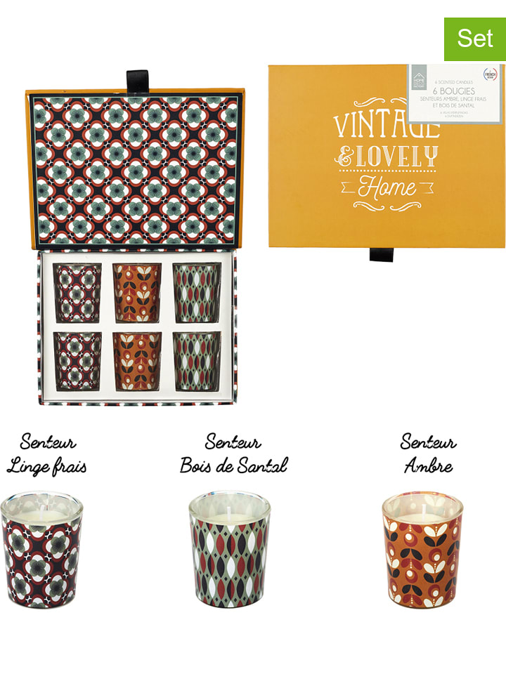 Rétro Chic Świece zapachowe (6 szt.) - 6 x 30 g rozmiar: onesize