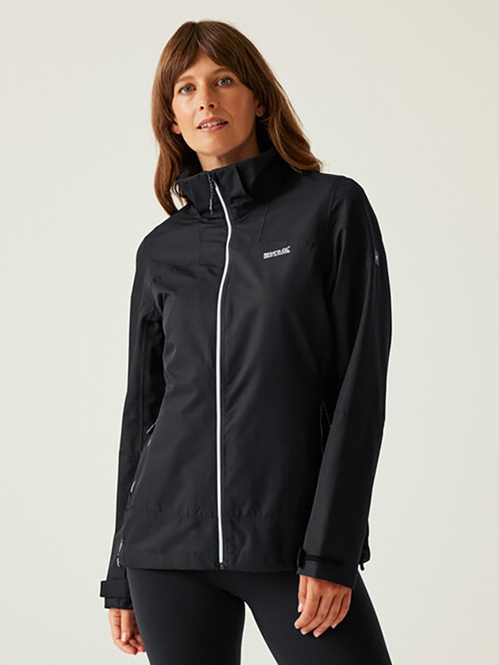 Regatta Kurtka przeciwdeszczowa "Oakhowe" w kolorze czarnym rozmiar: 46