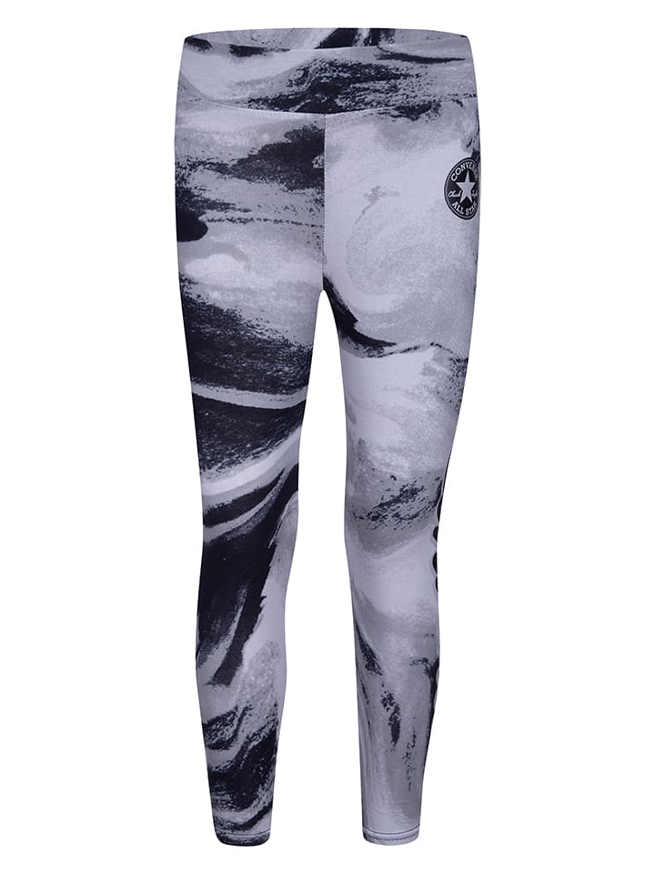 Converse Legginsy w kolorze czarno-szarym rozmiar: 92/98