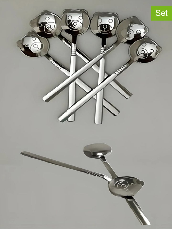 Violeta Home 6-częściowy zestaw łyżeczek dziecięcych - dł. 11 cm rozmiar: onesize