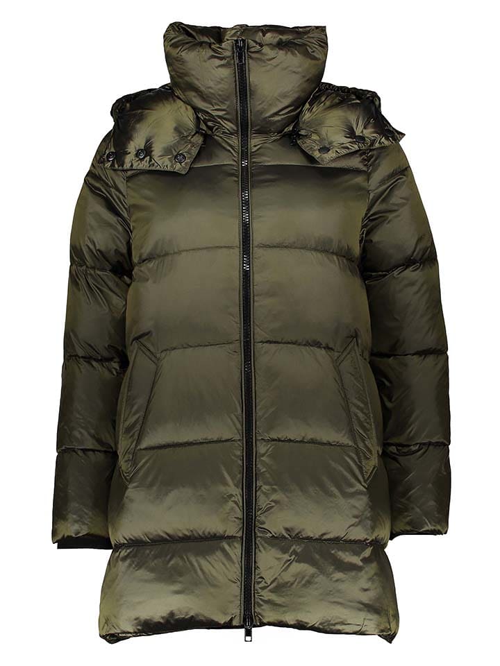 CANADIAN Płaszcz zimowy "Charlotte" w kolorze zielonym rozmiar: 36