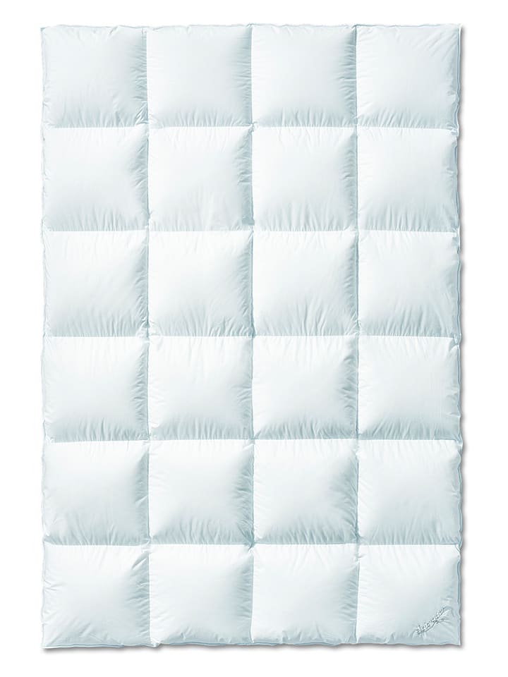 Sanders-Kauffmann Zimowa kołdra puchowa "Labrador" w kolorze błękitnym - 200 x 155 cm rozmiar: onesize