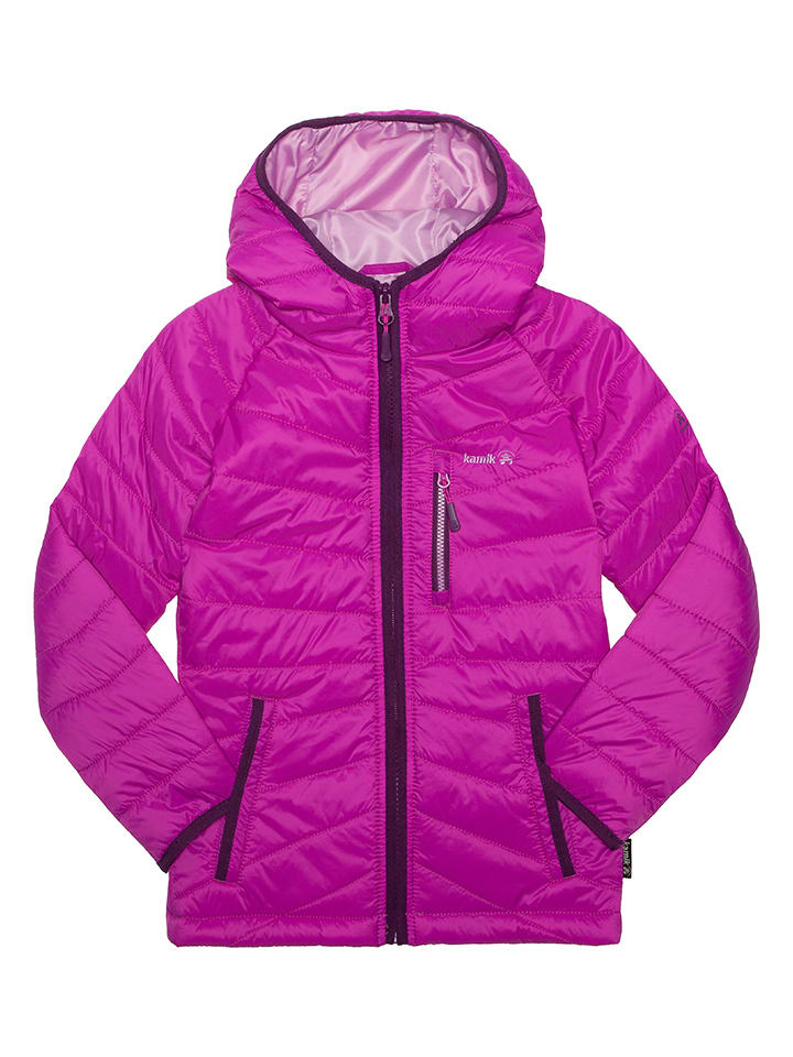 Kamik Całoroczna kurtka pikowana "Acaci" w kolorze różowym rozmiar: 164