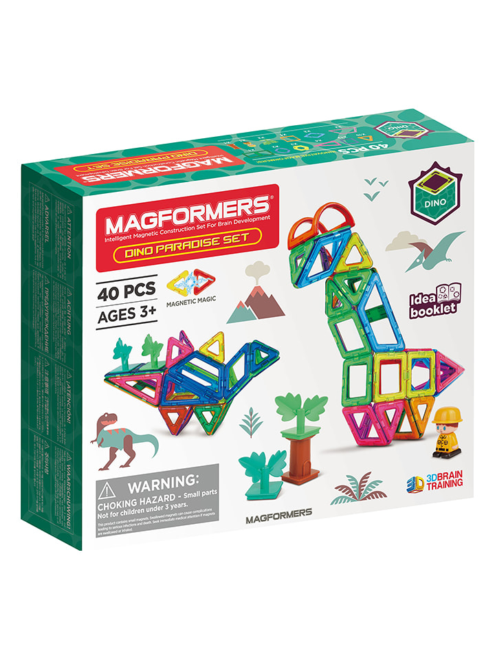MAGFORMERS Zestaw konstrukcyjny "Megaformers Dino Paradise Set" - 3+ rozmiar: onesize
