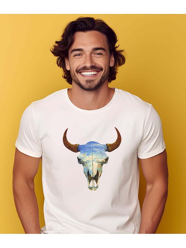 WOOOP Koszulka "Big sky" w kolorze białym rozmiar: XL