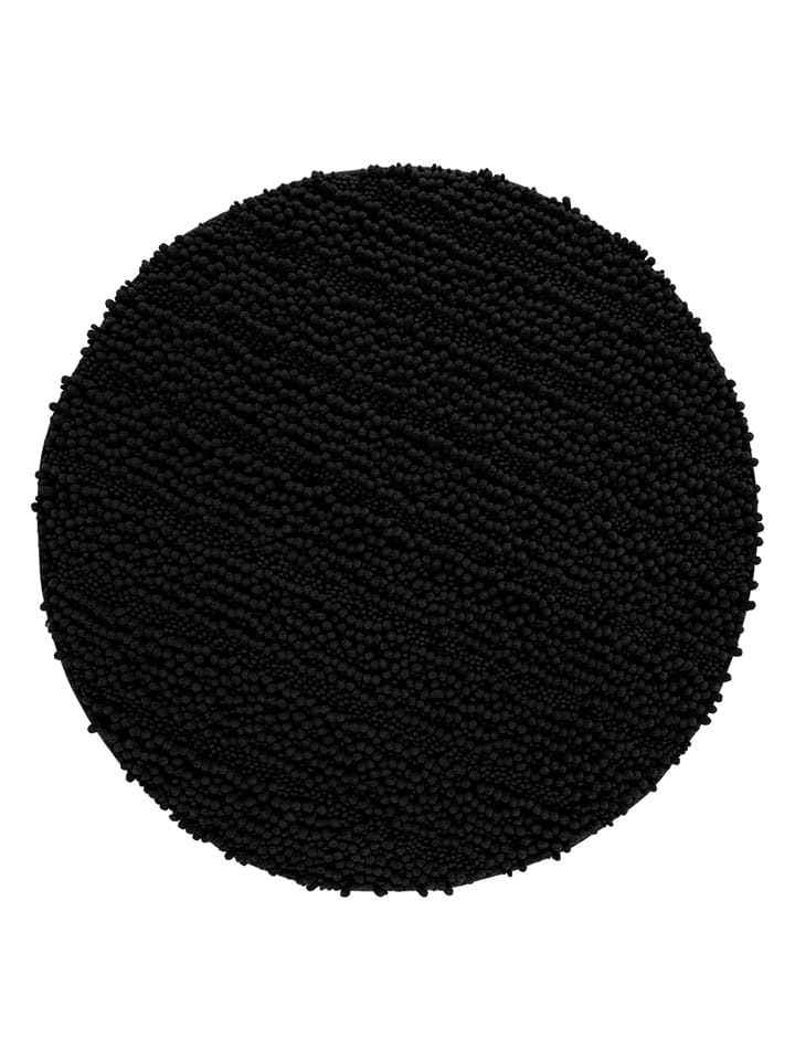 Wecon Home Dywanik łazienkowy "Basics Benno" w kolorze czarnym rozmiar: 80 cm