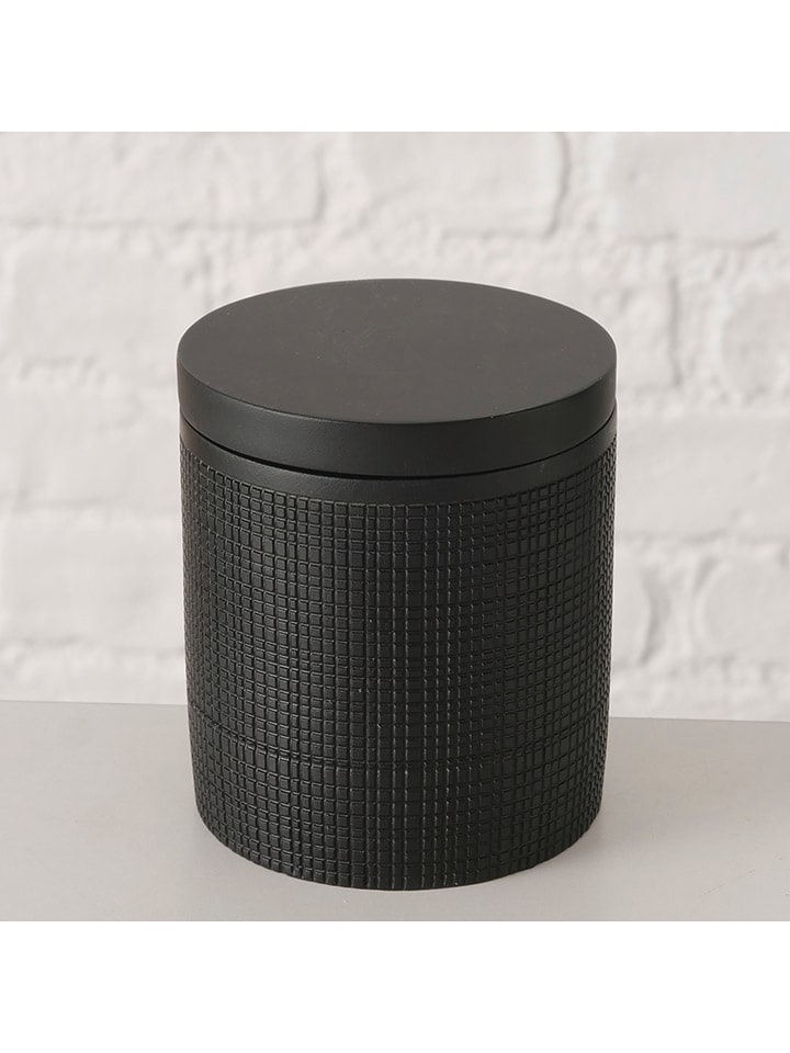 Boltze Pojemnik "Bathy" w kolorze czarnym - wys. 10,7 x Ø 9,2 cm rozmiar: onesize