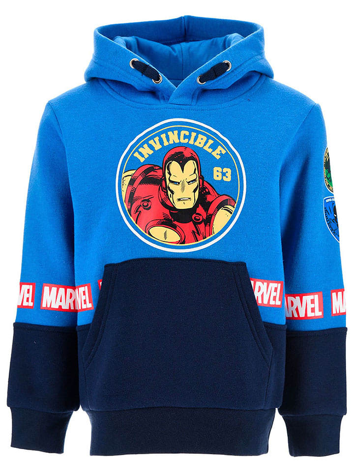 Avengers Bluza "Avengers Classic" w kolorze niebieskim ze wzorem rozmiar: 104