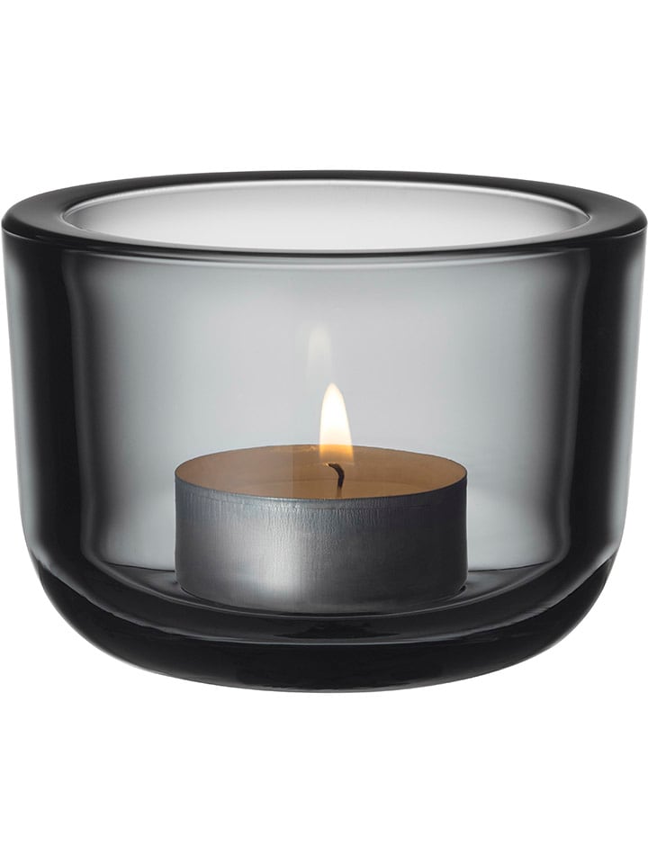 iittala Świecznik "Valkea" w kolorze szarym - Ø 8,5 cm rozmiar: onesize