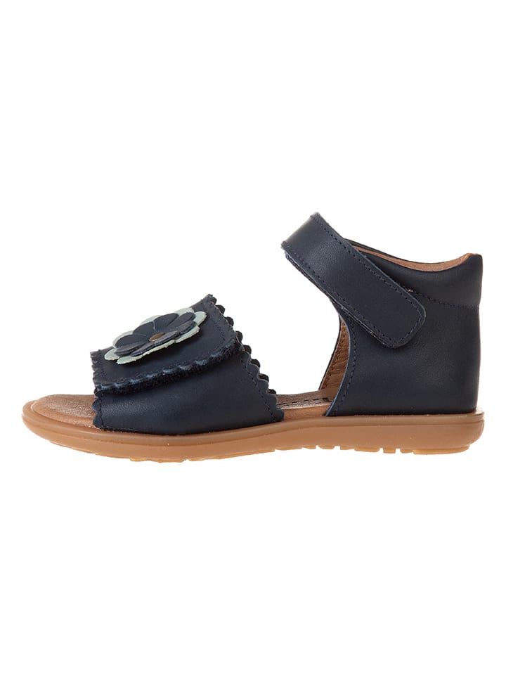 kmins Skórzane sandały w kolorze granatowym rozmiar: 32