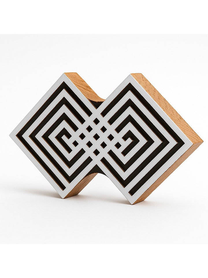 Samimi Stempel w kolorze jasnobrązowo-białym - 8 x 9,5 cm rozmiar: onesize