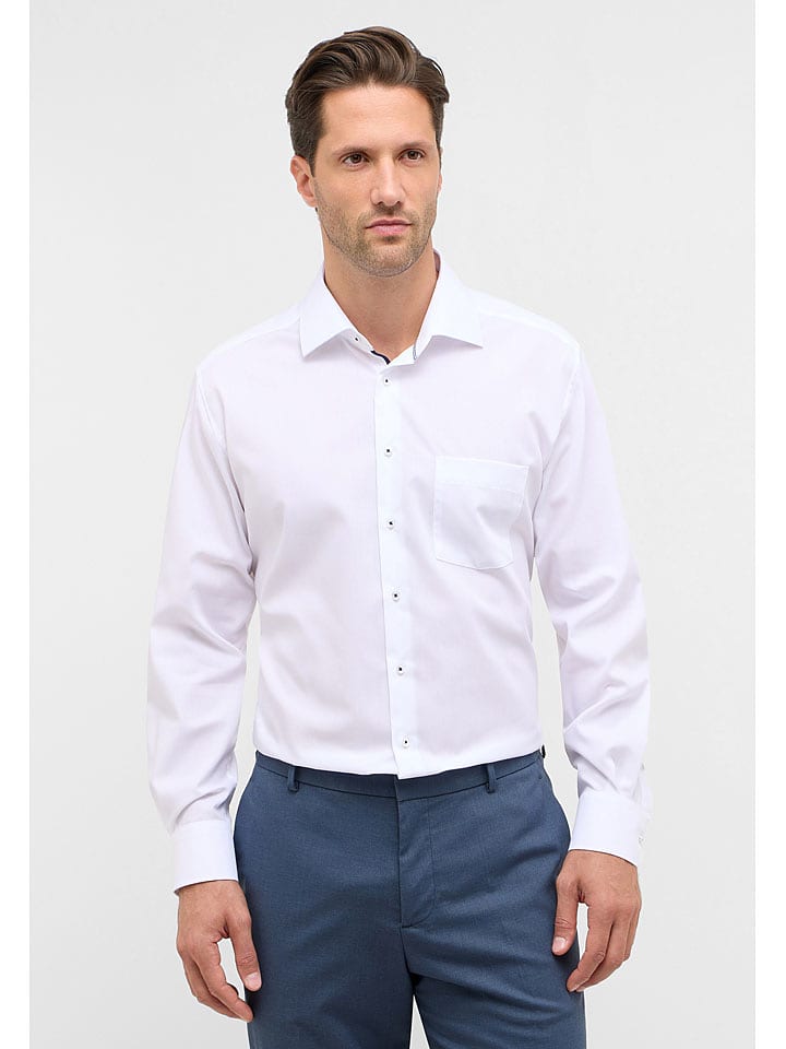 Eterna Koszula - Modern fit - w kolorze białym rozmiar: 44