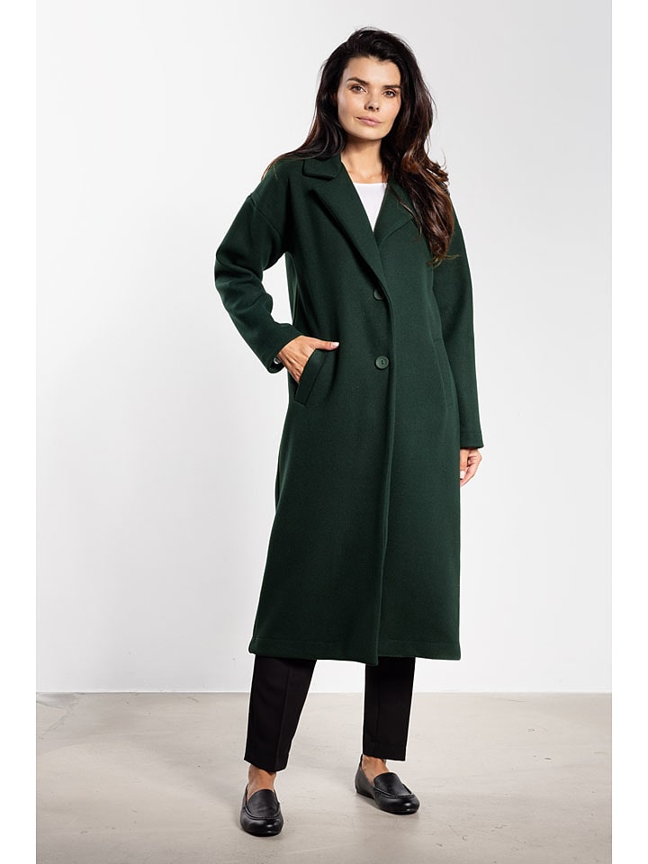 Awama Płaszcz w kolorze zielonym rozmiar: XL