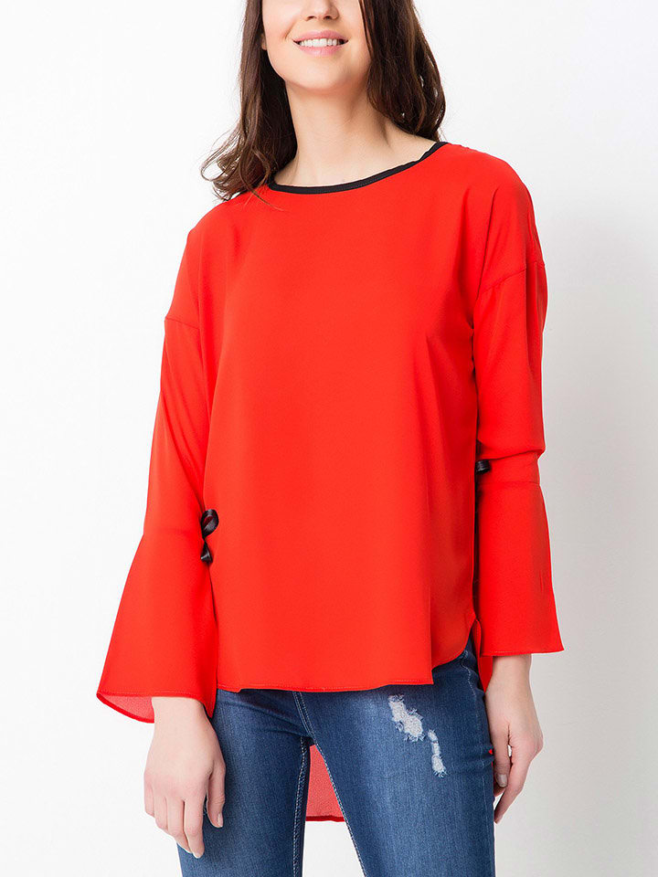 Milan Kiss Bluzka w kolorze czerwonym rozmiar: XL
