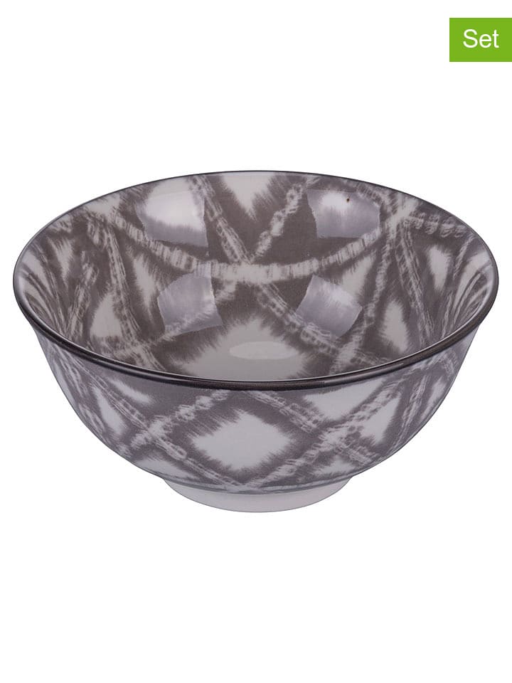 Villa d´Este Miski (6 szt.) "The Grey" w kolorze szarym do musli - Ø 15,5 cm rozmiar: onesize