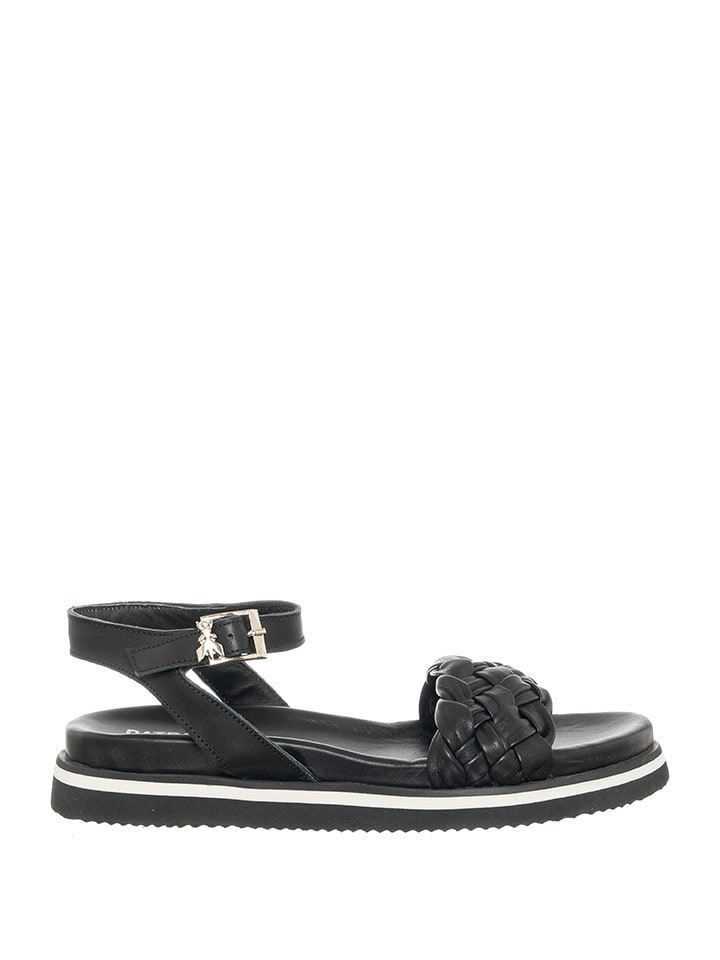 Patrizia Pepe Skórzane sandały w kolorze czarnym rozmiar: 31
