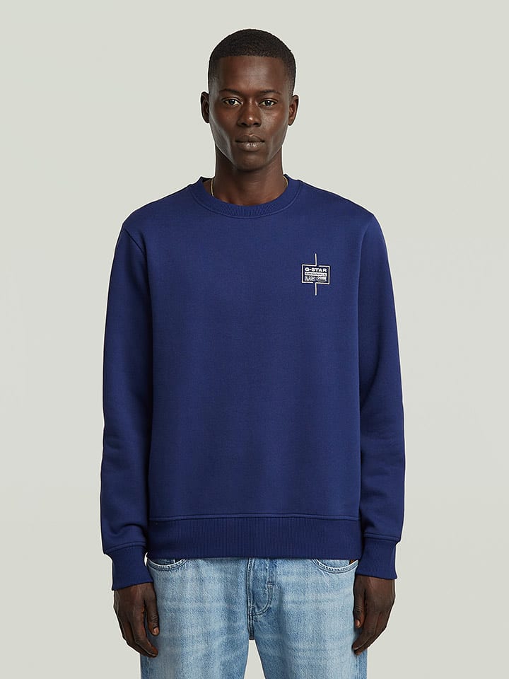 G-Star Bluza w kolorze niebieskim rozmiar: L