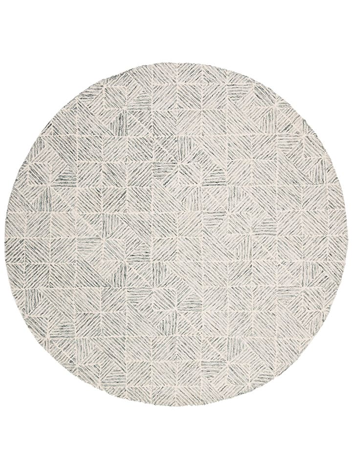 Safavieh Wełniany dywan w kolorze zielono-kremowym rozmiar: 183x183 cm