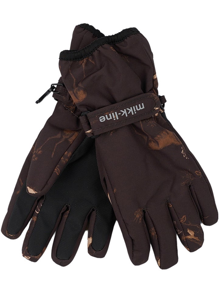 mikk-line Rękawiczki funkcyjne w kolorze brązowym rozmiar: 122-128
