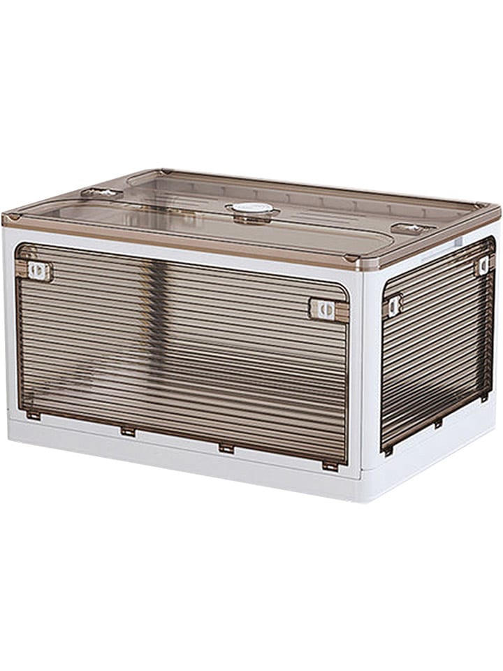 Joybos Składana skrzynka w kolorze biało-brązowym - 28 l rozmiar: onesize