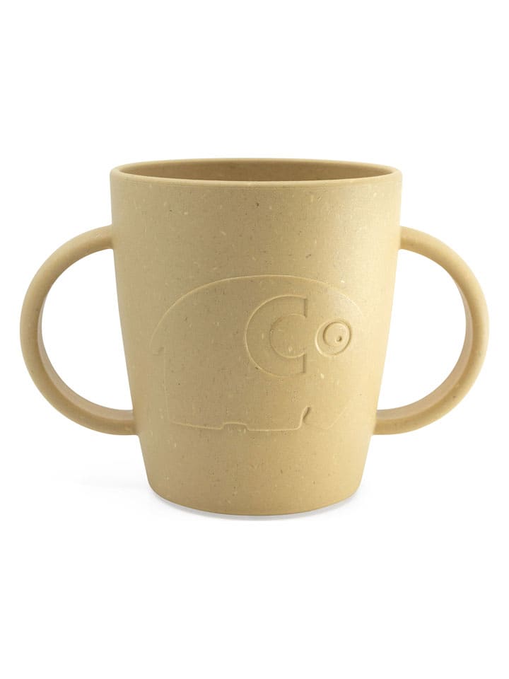 Sebra Kubek "Mums" w kolorze żółtym- 4 m+ rozmiar: onesize