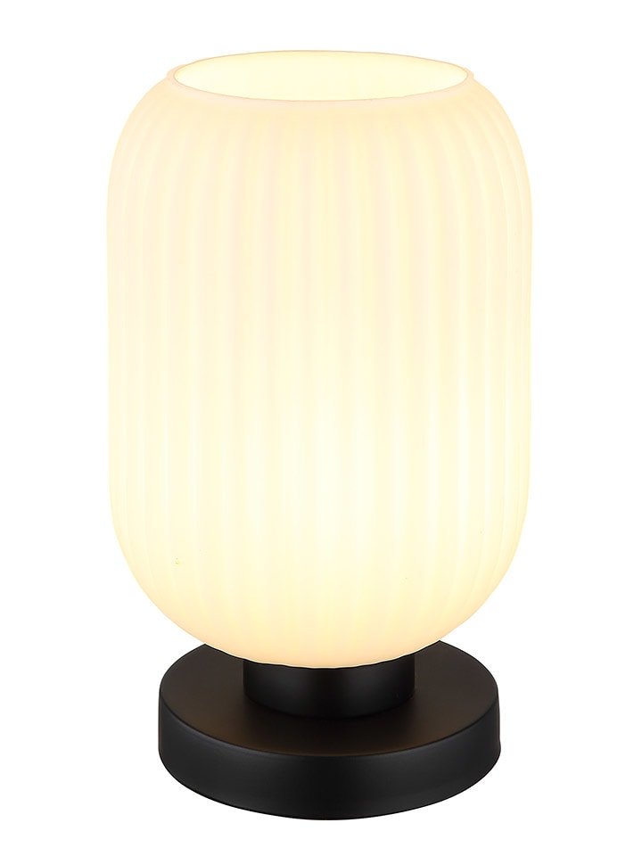 Globo lighting Lampa stołowa "Normy" w kolorze biało-czarnym - wys. 24 x Ø 14 cm rozmiar: onesize